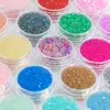Cuentas de pez transparentes de vidrio nuevas transfronterizas accesorios de decoración de uñas de celebridad de internet carcasa de teléfono móvil DIY material de lino fluido