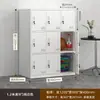 Gabinete de Almacenamiento con Cerradura Gabinete de Almacenamiento Gabinete para Dormitorio de Empleados Vestidor Gabinete para Zapatos Gabinete de Almacenamiento para Bolsos con Múltiples Puertas Gabinete para Mochilas para Aula de Estudiantes