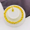 Live Supply Pulsera de Campana con Cuentas de Ojo de Gato Chapadas en Oro Joyería Versátil para Mujer Pulsera Ajustable Venta al por Mayor