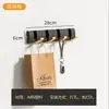 Gancho Plegable Invisible Negro Dorado Gancho para Ropa Montado en Pared Gancho para Puerta sin Taladro Gancho para Toallas de Baño Gancho para Ropa de Almacenamiento Montado en Pared