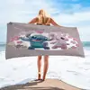 Toalla de Baño de Microfibra de Secado Rápido Transfronteriza, Toalla de Playa, Toalla Cuadrada, Diseño de Lilo y Stitch, Fabricante de Origen