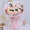 Rosa de Lana Tejida a Mano Día de San Valentín para Enviar a Amante Novia Rosa de Simulación Flor Creativa de Cumpleaños Graduación