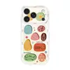 Pulsera colorida de cachorro adecuada para funda de teléfono Apple 17 Pro Max, silicona transparente iPhone 15, 16 caricaturas lindas