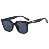 Nuevas Gafas de Sol Cuadradas Marrones de Moda Famosas en Internet para Hombres y Mujeres con Rostros Cuadrados y Redondos, Hacen que el Rostro Parezca Más Pequeño y Elegante, Gafas de Sol para Protección Solar Diaria