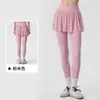 Conjunto de Roupa de Yoga Feminino Casual Respirável com Tela Fitness Duas Peças Roupa Externa Pilates Emagrecedor Corrida Conjunto Esportivo