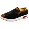 Zapatos de hombre Old Beijing, primavera y verano, nuevos zapatos casuales para hombre, zapatos de lona transpirables sin cordones, zapatos cómodos para caminar para personas de mediana edad y mayores.