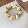Pulseira Geométricas Estampadas de Cobra Estilo Metal Europeu e Americano Luxo Leve Nicho Sensação de Alto Padrão Pulseira Moda Temperamento Versátil Simples Joia de Mão