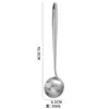 Juego Completo de 30 Cucharas Soperas y Espátulas de Cocina de Acero Inoxidable 304, Espátulas de Cocina Engrosadas, Cucharas Antiescaldado para Uso Doméstico, Venta al por Mayor