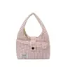 Bolso de axila a cuadros para mujer, bolso de mano de moda, bolso de hombro de axila fresco y elegante, bolso de mano