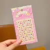 Parche de Uñas Impermeable para Niños Sanrio Kuromi con Relieve 5D Hello Kitty Pegatina Luminosa para Niña Personalización