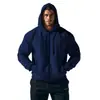 Moletom cardigã com zíper e corte solto masculino, cor sólida, versátil, adequado para fitness e esportes diários, top esportivo de outono