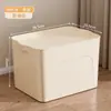Caixa Organizadora para Uso Doméstico, Caixa Organizadora de Grande Capacidade sob o Guarda-Roupa ou Mesa no Quarto, Organizador Plástico Espessado e Conveniente para Armazenamento sob a Cama