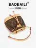 Bolso Cubo de Moda Vintage Floral 2025 Nuevo Otoño para Mujer de Alta Calidad Moda Versátil Bolso de Hombro Bolso Cruzado