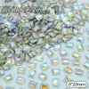 8*10mm Largo Recto Joyería para Uñas Diamante de Punta Inferior Forma Especial Popular en Xiaohongshu Material de Uña Portátil Diamante para Uñas al por Mayor