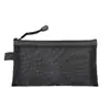 Bolsa de almacenamiento de malla portátil, simple y transparente, estilo coreano, estuche de gran capacidad para estudiantes, específicamente para exámenes de secundaria y preparatoria