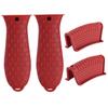 Conjunto de Descansos de Panela Colmeia de Silicone Clipe de Orelha Utensílios de Cozinha Silicone Isolado do Calor terno Acessórios de Cozinha Conjunto de Três Descansos de Panela de Silicone