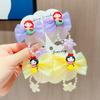 Accesorios para el Cabello de Niña Pinza de Pelo con Lazo de la Princesa Elsa Pinza con Borla para Niña Dulce No Lastima el Cabello Pinza de Pelo a la Moda Tocado
