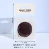 Esponja para Polvo Suelto Maquillaje Retoque Polvo Fijador Cushion Fijador Esponja de Terciopelo de Cristal Esponja Pequeña de Doble Cara para Polvo Suelto Transfronterizo