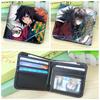 Carteira de Anime Transfronteiriça Demon Slayer Carteira Curta Carteira de Couro Mercadoria Spy X Family Bungo Stray Dogs Frieren