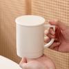 Taza de Té de Porcelana Blanca Jade Grasa de Carnero del Fabricante con Tapa Cerámica Separación Agua Té Taza de Oficina Mug para el Hogar Taza de Té