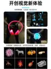 Ventilador Holográfico 3D a Olho Nu Lâmpada de Projeção Estereoscópica Tridimensional Imagem em Tela Transparente no Ar Humano Digital Máquina de Publicidade Tudo-em-Um