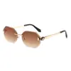 Gafas de Sol Polarizadas sin Marco para Hombres y Mujeres, Protección UV, Ciclismo, Conducir, Gafas de Sol a la Moda