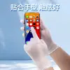Guantes desechables de PVC, 50 piezas en una caja, nitrilo compuesto, para hornear, limpieza, lavado de platos casero, protectores, guantes de grado alimenticio