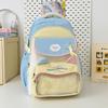 Lindo Gato Nylon Estudiante de Secundaria Mochila de Gran Capacidad Estudiante de Preparatoria Mochila Bolsa para el Dolor de Niña Bolsa para Bebé Estilo Universitario