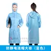 Traje de Sala Limpia Antiestático con Cuello de Botón Rayado Bata de Laboratorio Antiestática Ropa de Trabajo Antiestática Ropa Antiestática