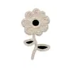 Parche de Tela Popular de Flor Grande Transfronterizo Parche de Poliéster Color Albaricoque Decoración de Accesorios para Ropa, Zapatos y Sombreros, Bolsas, Ropa Infantil DIY