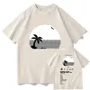 Camiseta Feminina Bairro Nbhd Camiseta Estampada Manga Curta Gola Redonda Camiseta de Algodão Casual Hip Hop Unissex Street Wear Top