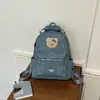 Mochila Fofa Estilo Coreano com Estampa de Bolinhas de Coelhinho, Mochila Leve de Grande Capacidade para Sair, Mochila Escolar para Meninas