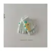 Guantes de Dibujos Animados Lindos para Niños de Medio Dedo Otoño e Invierno A prueba de Frío Guantes Gruesos sin Dedos Guantes para Bebé con Tapa para Escribir