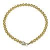 Collar Tahití Heishijia Perla Cabeza de Leopardo Diseño de Personalidad Sentido del Diseño Leopardo Perla Dorada Nanyang Collar de Perlas
