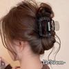 Pinza de Tiburón con Lazo Consciente del Diseño para Nicho, Sensación de Alta Gama, Pinza de Garra para Cola de Caballo Alta para la Parte Posterior de la Cabeza, Pinza para el Cabello Linda y Elegante