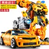 Coche de Juguete Modelo Transformable, Robot King Kong Grande, Dinosaurio Avispa, Figura de Acción Grimlock, Aleación Genuina para Niños y Niños