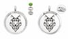 Acero Inoxidable 316L Hueco Redondo Árbol de la Vida Aromaterapia Colgante Perfume Collar Fase Divergente Caja Joyería
