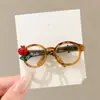Pinza para el pelo floral con estampado de leopardo vintage para mujer en color marrón Maillard, pinza lateral para flequillo con un tacto de alta gama y exquisito, pinza de pico de pato