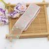 25mm pentagrama gaze coreana chiffon transparente estrela pequena fita DIY acessórios de cabelo materiais artesanais acessórios de joias