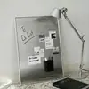 Nuevo Tablero Magnético de Acero Inoxidable Imán para Refrigerador Pintura Decorativa DIY Pared de Fotos Creativa Arte de Pared de Sala de Estar de Gama Alta Entrada