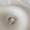 Anillo Coreano de Nicho de Personalidad Simple Combinable Elegante Estilo Frío Metal Irregular Corazón Amoroso Anillo Abierto para Mujer