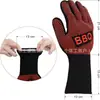Venta Directa de Fábrica Guantes Protectores para Barbacoa BBQ Silicona Resistentes a Altas Temperaturas 800 Grados Horno de Microondas Aislamiento Térmico Guantes Antiescaldaduras