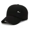 Gorra de Pato de Terciopelo Cálido de Invierno para Hombres, Tallas Grandes, para Personas de Mediana Edad y Mayores, Protección para los Oídos, Protección contra el Frío, Gorra de Béisbol para Hombres Mayores
