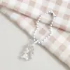 Pingente de Urso Transparente com Contas Fofo Material DIY Feito à Mão Acessórios para Chaveiro Enfeites Acessórios para Bonecas Venda por Atacado