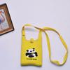 2024 Bolsa de Mão Mini de Tricô Guofeng Panda Bolsa de Celular Fashion Guofeng Bolsa de Ombro Bolsa Casual Versátil