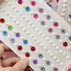 Adesivo de pérola adesivo de diamante pequeno adesivo de diamante de girassol patch de gema de cristal acrílico autoadesivo longo Diamante acrílico