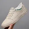 Nuevos Zapatos Personalizados Cosidos a Mano para Hombre, Zapatos Casuales, Tenis Versátiles de Celebridad de Internet, Zapatos de Moda Estilo Coreano, Zapatos para Hombre