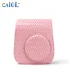 Para bolsa de câmera Polaroid mini11 com padrão de espiga de trigo, capa protetora de câmera PU, bolsa de ombro, bolsa de armazenamento, personalização