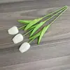 Tulipanes Artificiales Mini de PU Premium Transfronterizos, Flores Artificiales para Decoración de Bodas, Decoración del Hogar, Plantas Artificiales, Flores Falsas