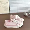Estilo Campus Retro Americano Tênis de Lona Estrela Feminino 2026 Outono Novo Versátil Estudante Casual Tênis de Skate Sapatos Brancos